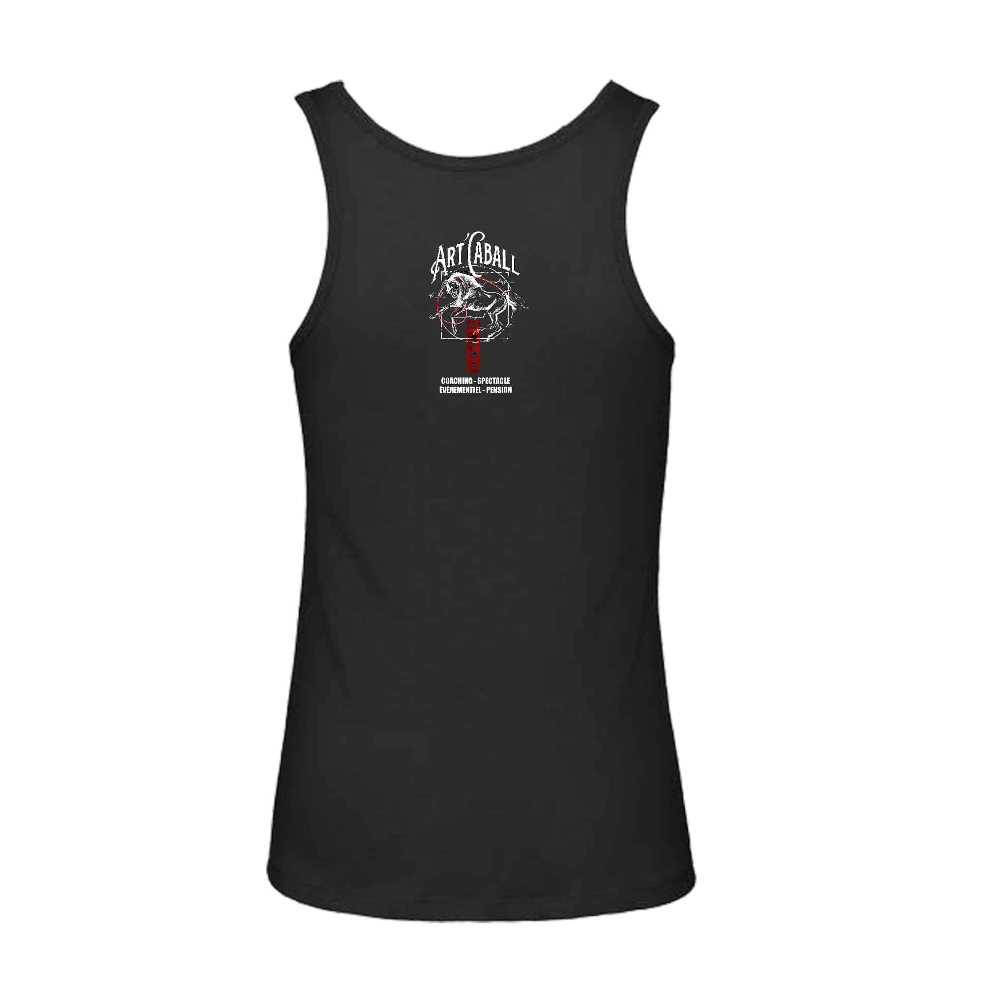 DEBARDEUR (femme) - ECURIE ART'CABALL - Noir - BC073 – Image 3