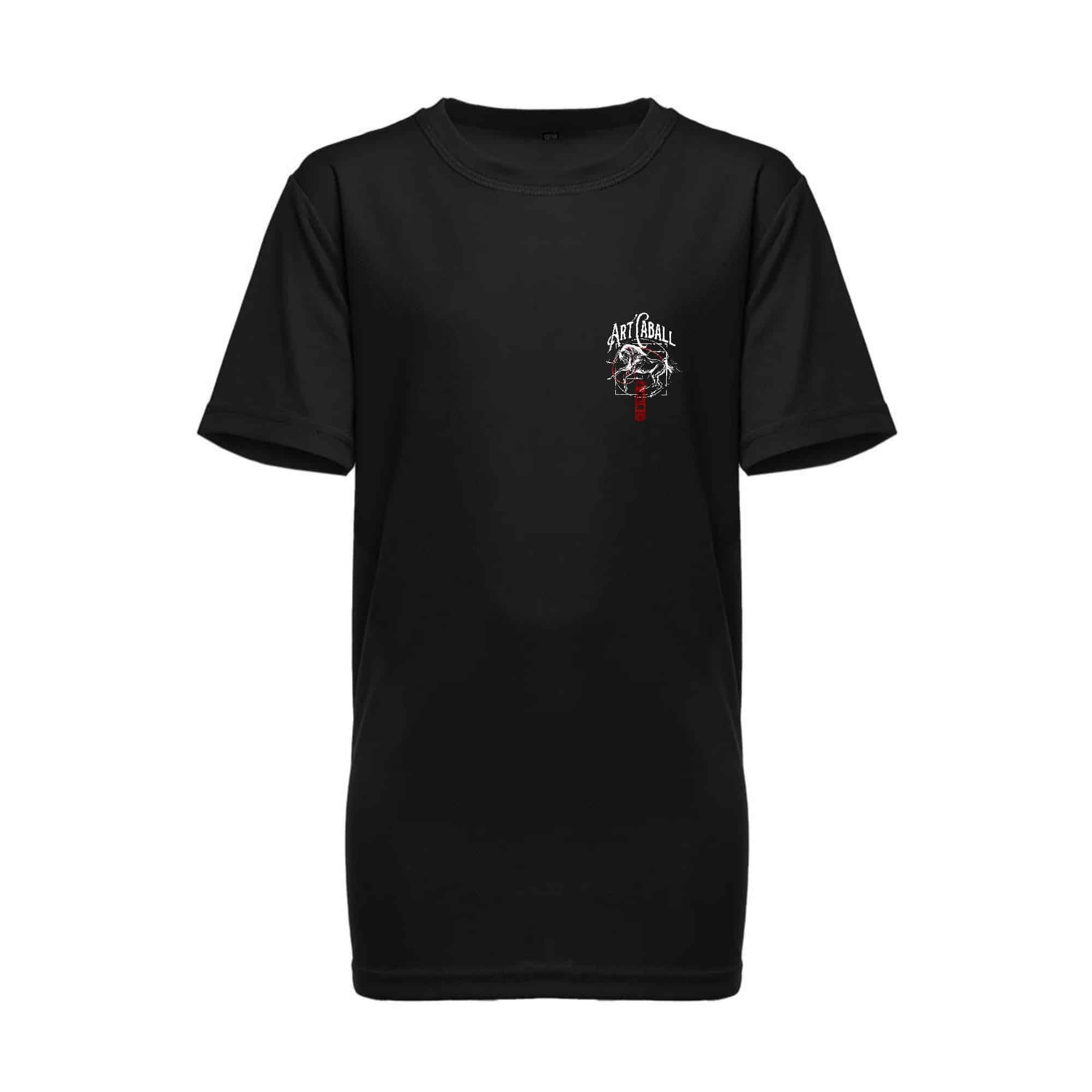 T-Shirt respirant (enfant) - ECURIE ART'CABALL - Noir - PK142