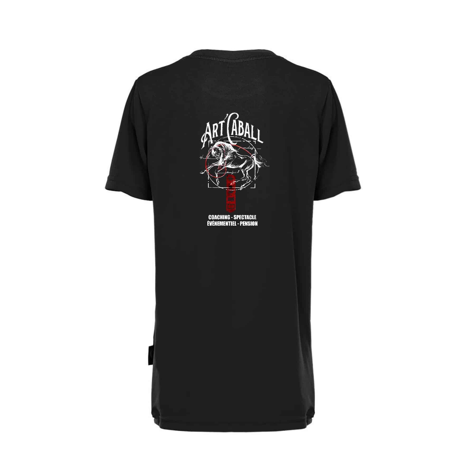 T-Shirt respirant (enfant) - ECURIE ART'CABALL - Noir - PK142 – Image 3