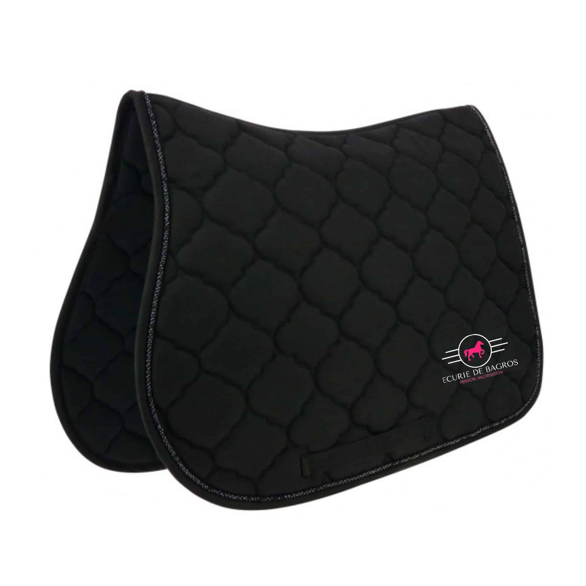TAPIS RIDING WORLD - Ecurie De Bagros - Noir - 20453