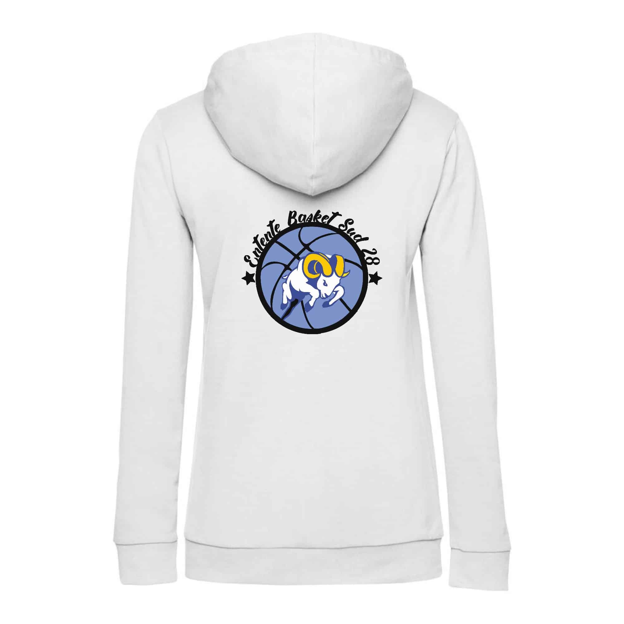 SWEAT ZIPPÉ (femme) - Châteaudun Basket sud 28 - BCW03Q – Image 7