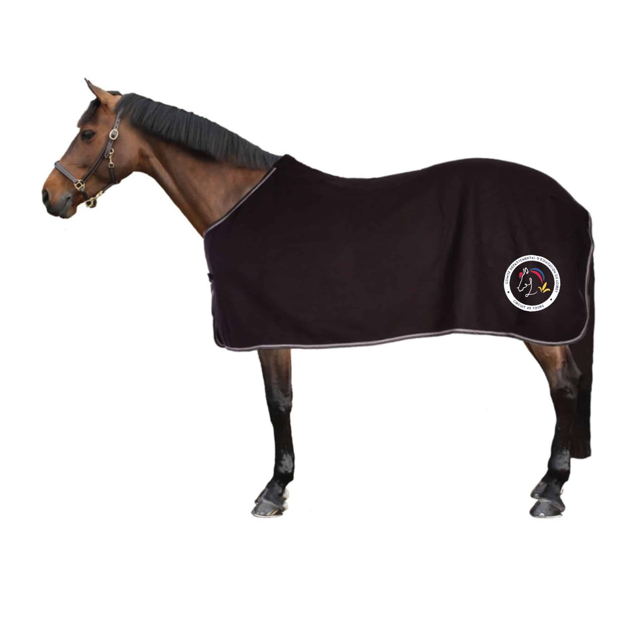 Chemise polaire Riding World (sans attaches) - CDE LOIRET - Navy/Bleu Ciel - 400636