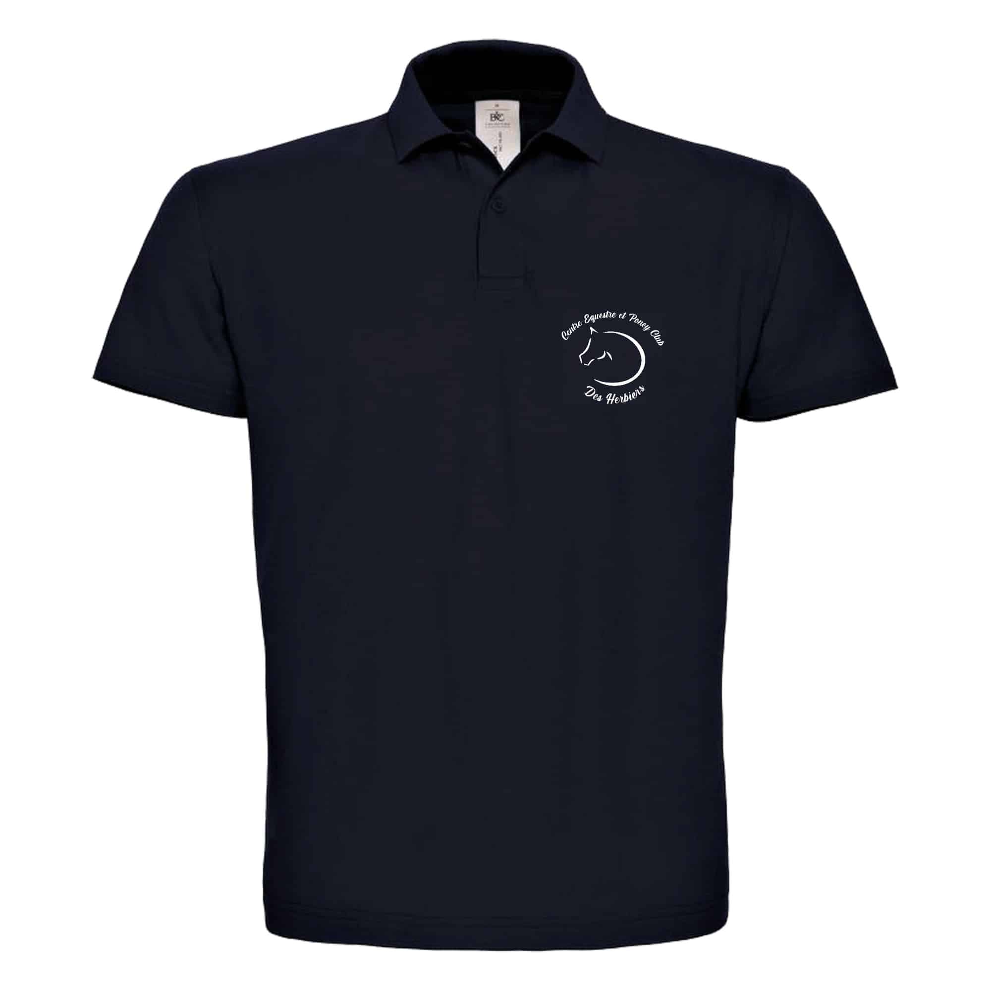 POLO (homme) - CENTRE EQUESTRE PONEY CLUB DES HERBIERS - Navy - BCID1