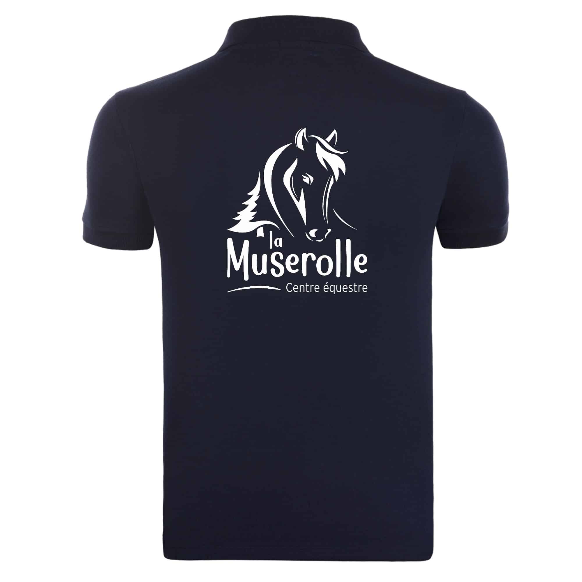 POLO (enfant) - CENTRE EQUESTRE LA MUSEROLLE - Navy - BCK424 – Image 3