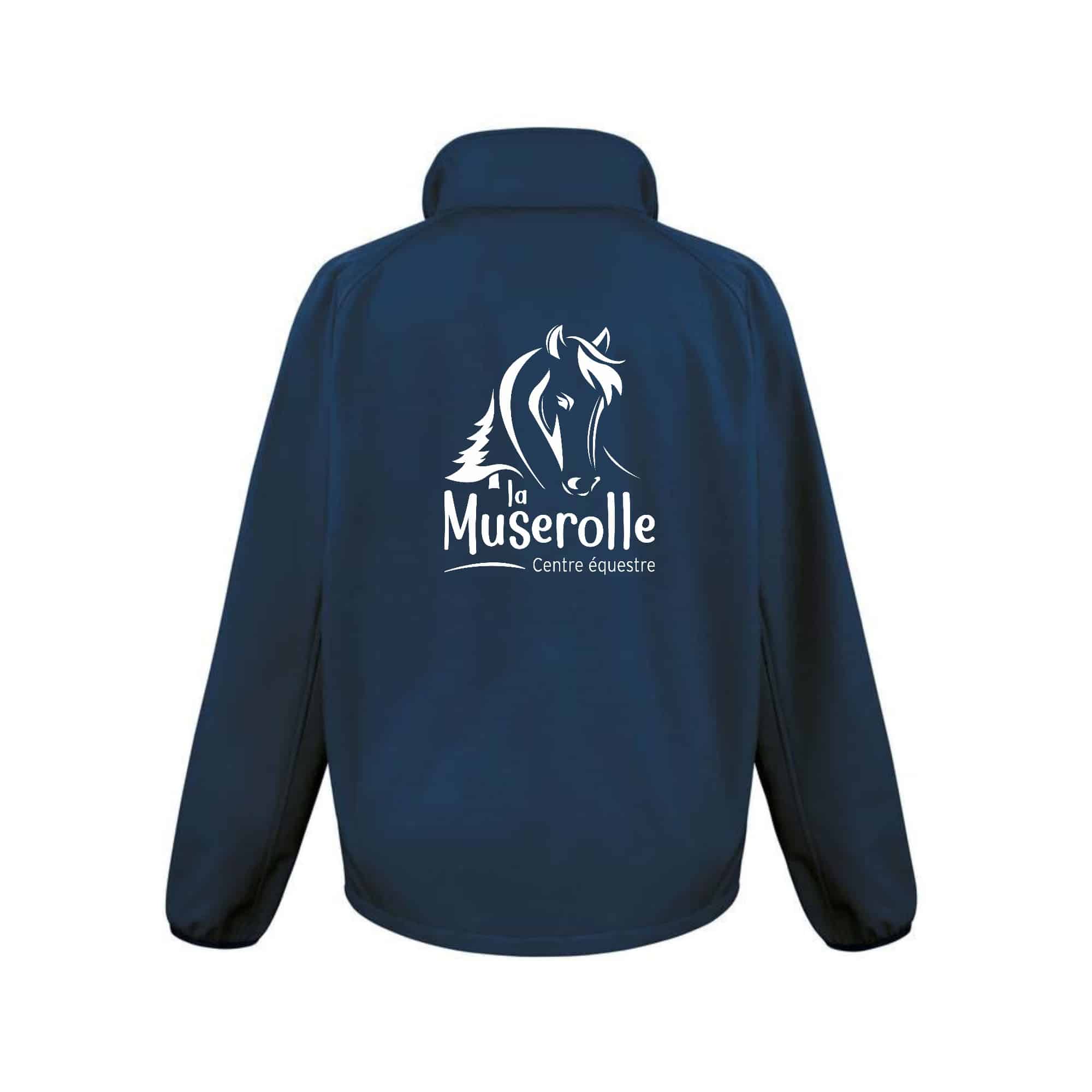 SOFTSHELL ECO (femme) – CENTRE EQUESTRE LA MUSEROLLE - Navy - R231F – Image 3