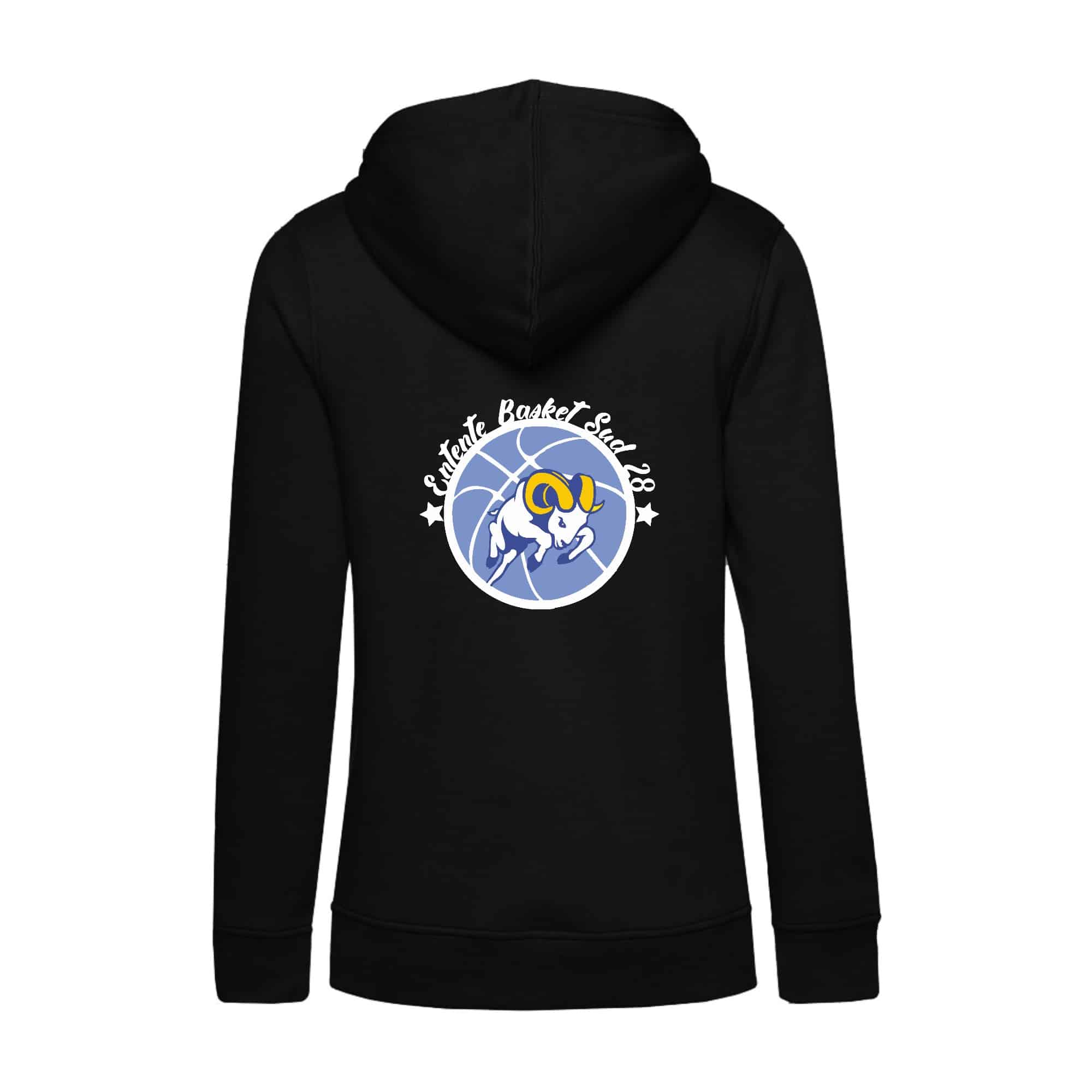 SWEAT ZIPPÉ (femme) - Châteaudun Basket sud 28 - BCW03Q – Image 5