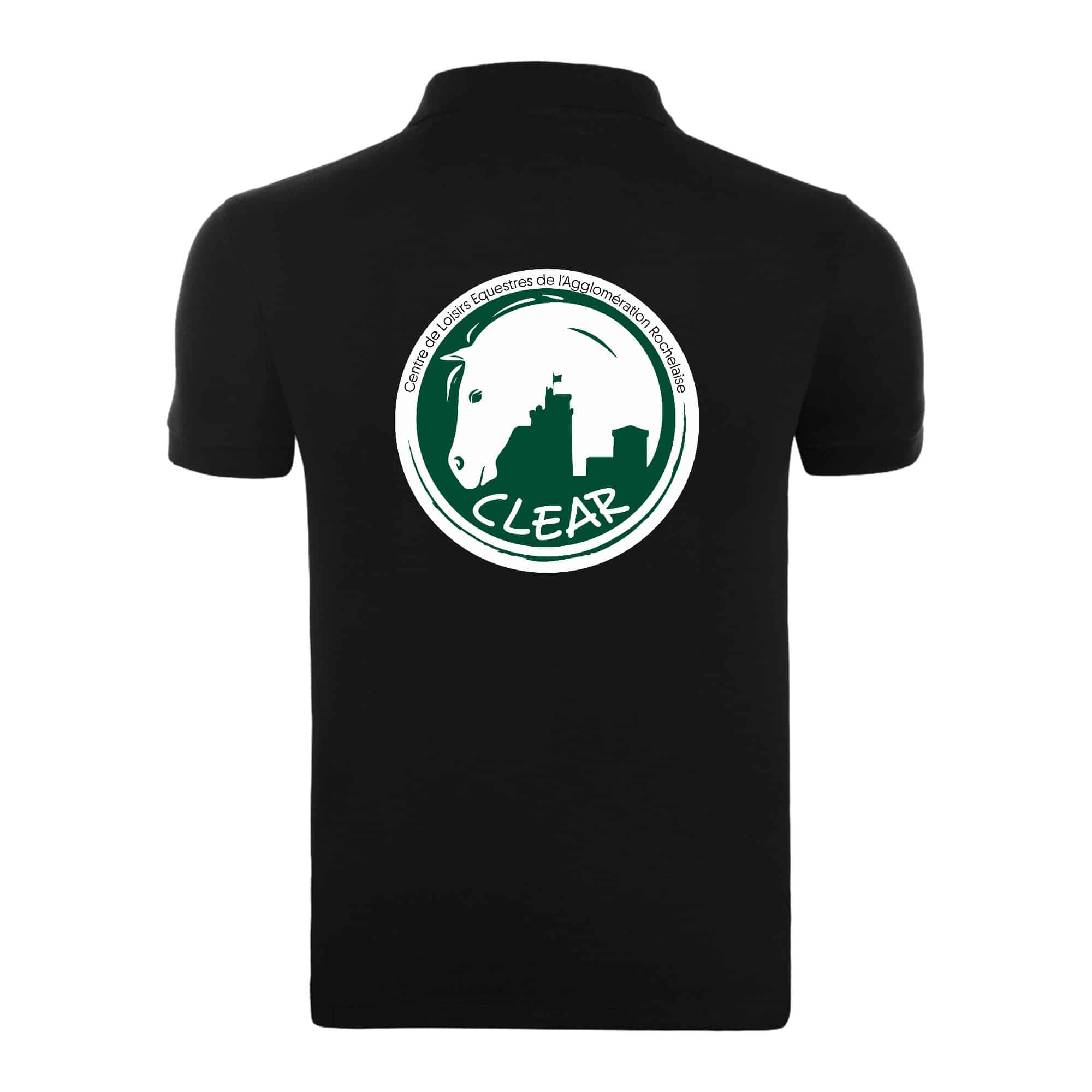 POLO (homme) - CLEAR – Noir - BCID1 – Image 3