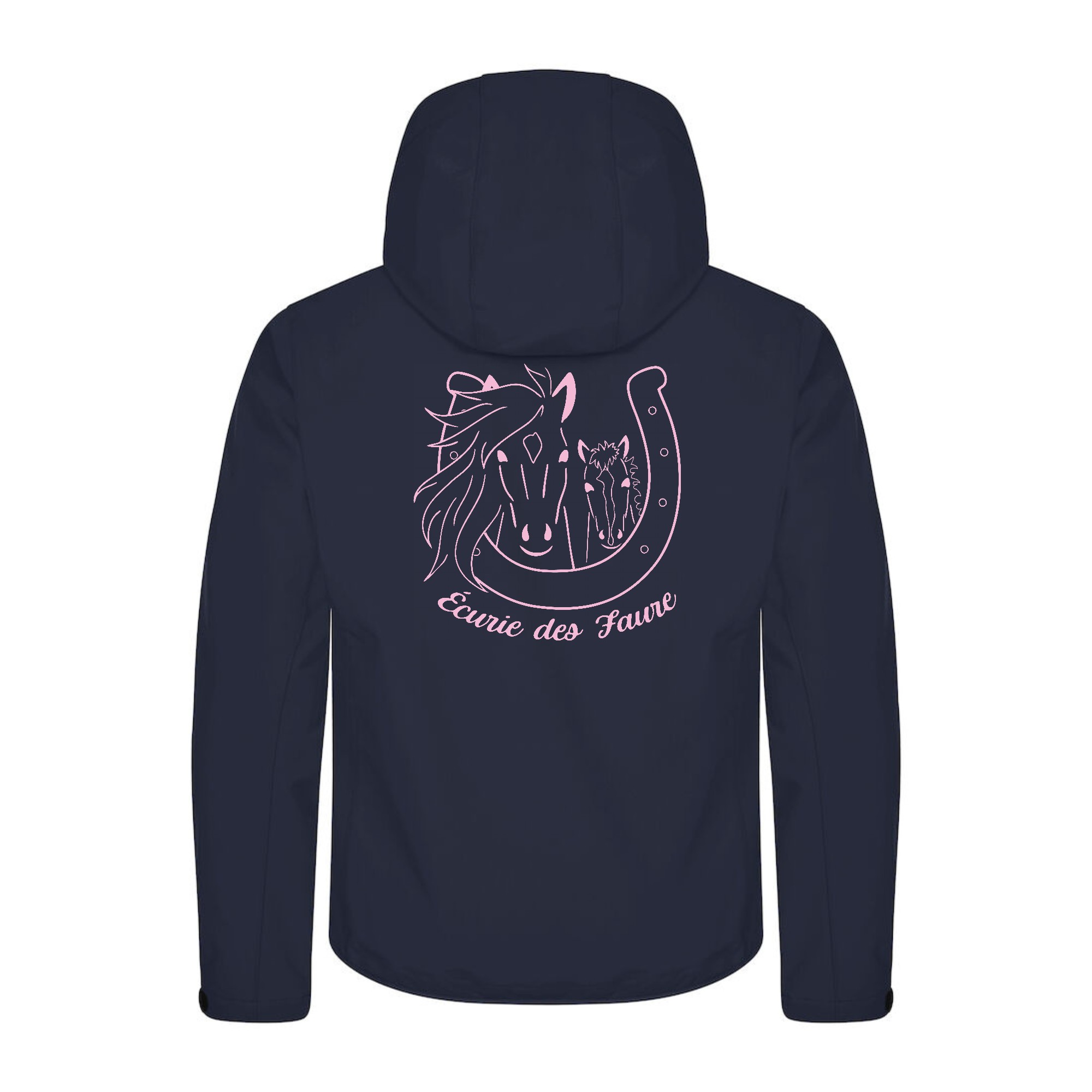 SOFTSHELL "Classic" (homme) - Héloïse faure – Navy - 0200912 – Image 3