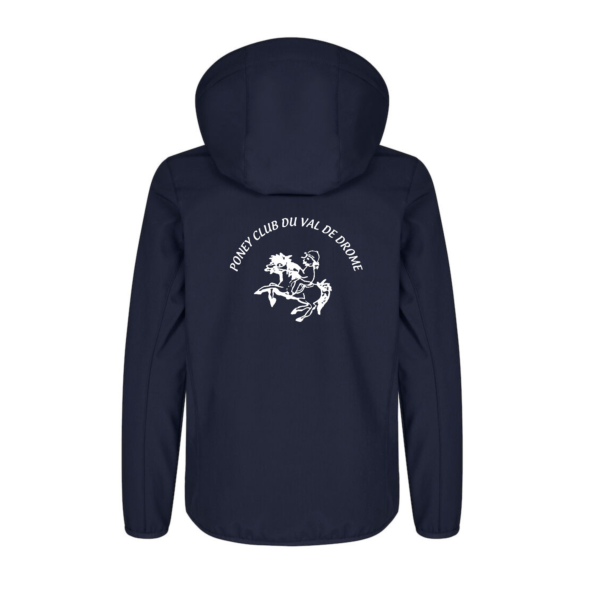 SOFTSHELL "Classic" (enfant) - Poney club du val de drôme - Navy - 0200909 – Image 3