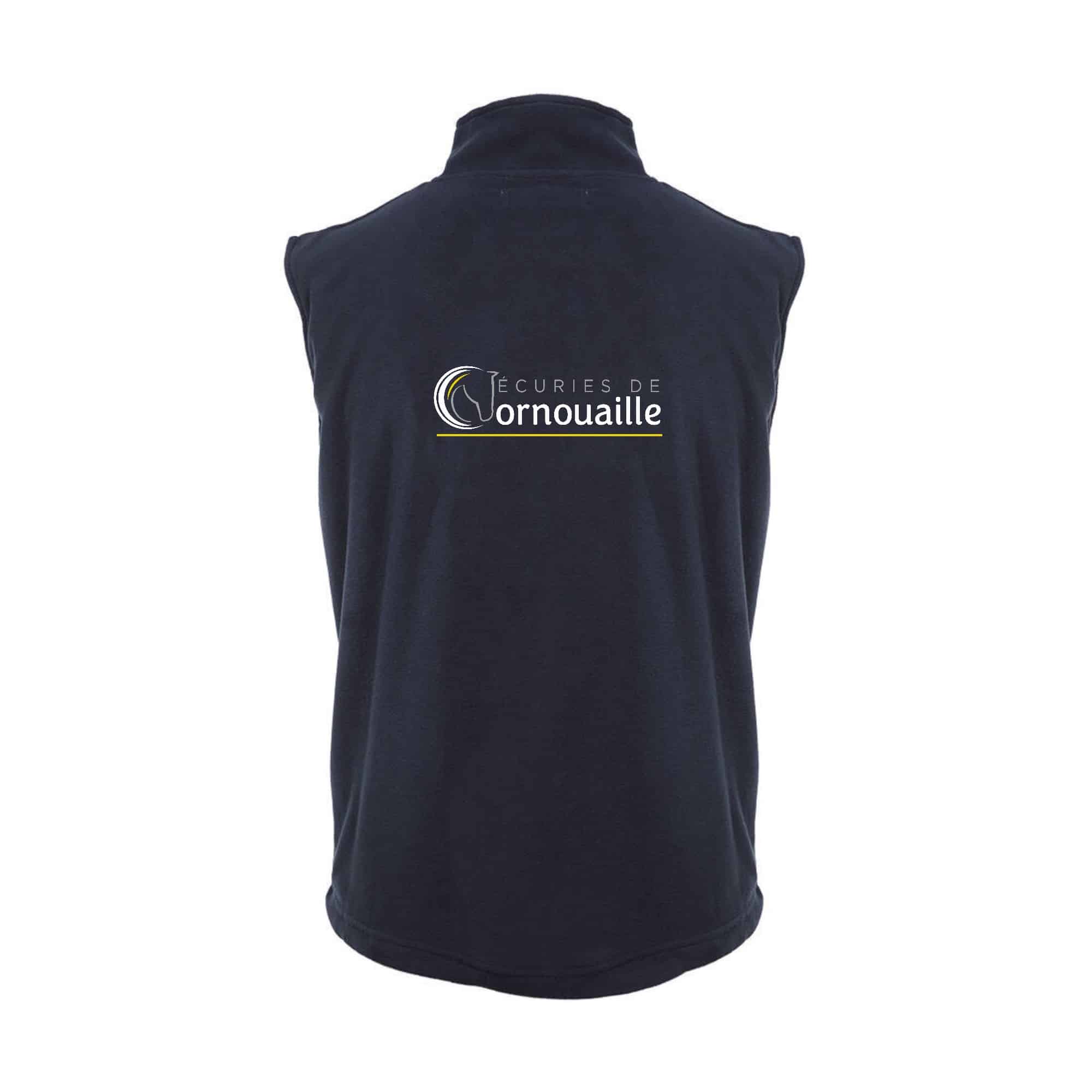 Veste micropolaire zippée sans manches (Homme) – Ecuries de Cornouaille - Navy – K913 – Image 2