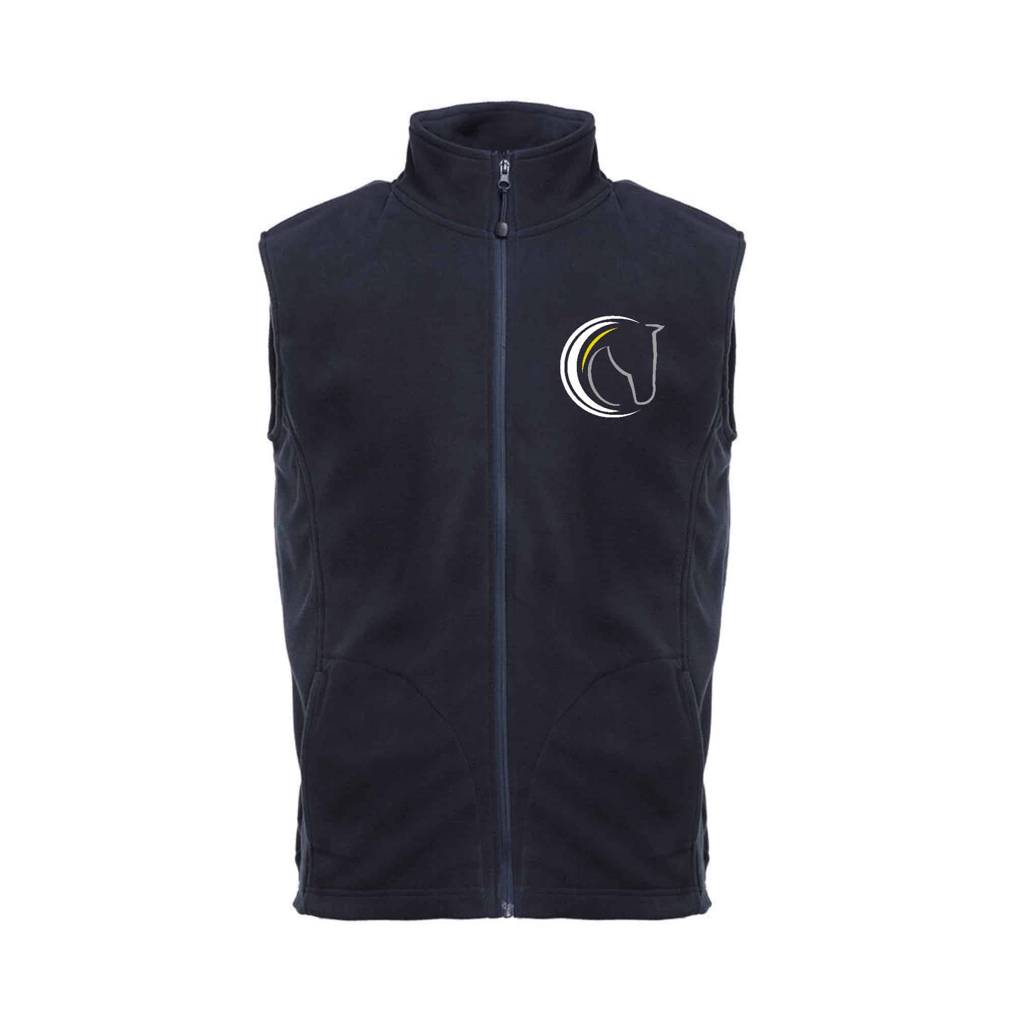 Veste micropolaire zippée sans manches (Homme) – Ecuries de Cornouaille - Navy – K913