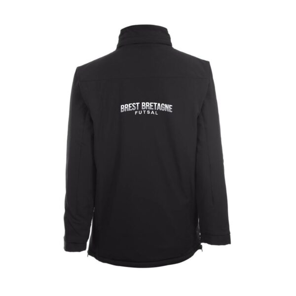 PARKA WELLINGTON (homme) - Brest Bretagne Futsal 29 - Noir - PK781 – Image 3