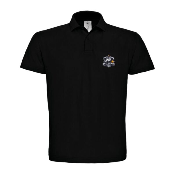 POLO premium (enfant) - Brest Bretagne Futsal 29 - Noir - K249