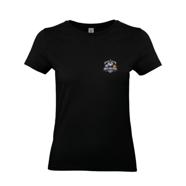 T-Shirt Bio Premium (femme) - Brest Bretagne Futsal 29 - Noir - BC049