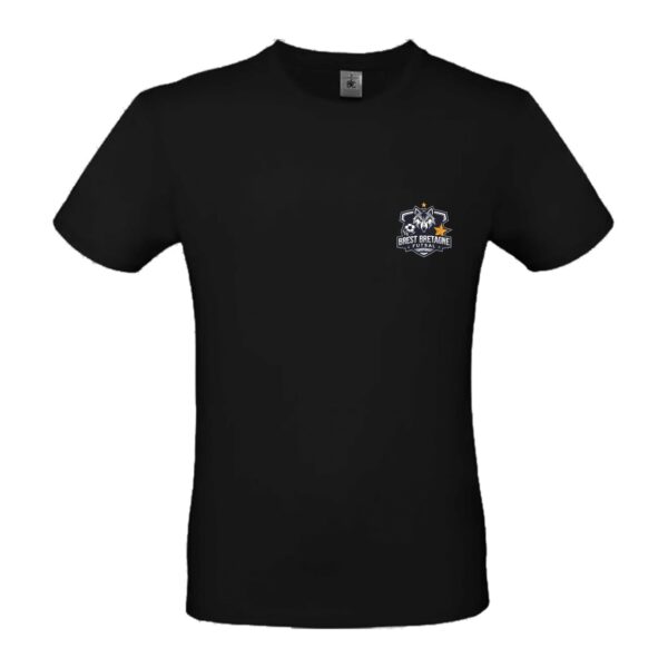 T-Shirt Bio Premium (homme) - Brest Bretagne Futsal 29 - Noir - BC048