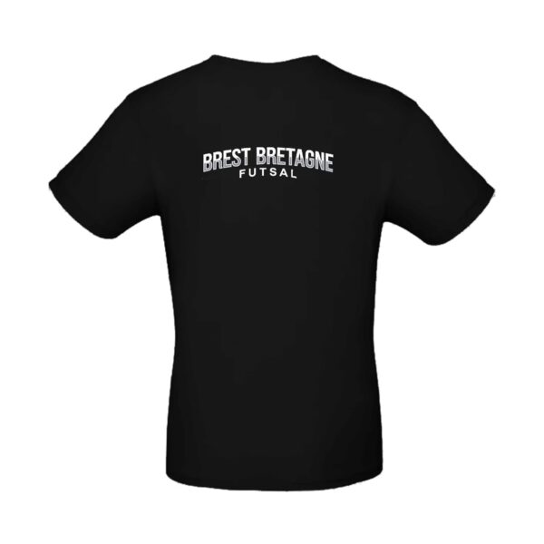 T-Shirt Bio Premium (homme) - Brest Bretagne Futsal 29 - Noir - BC048 – Image 2