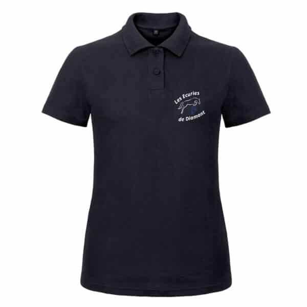 POLO (femme) - Les écuries de diamant - Navy - BCI1F