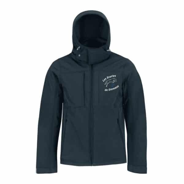 SOFTSHELL (enfant) - Les écuries de diamant - Navy - BC651