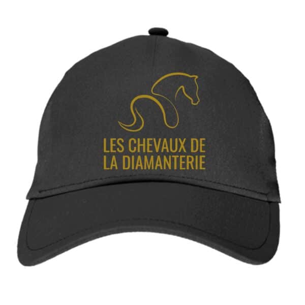 CASQUETTE - Les chevaux de la diamanterie - Gris Anthracite - BF015