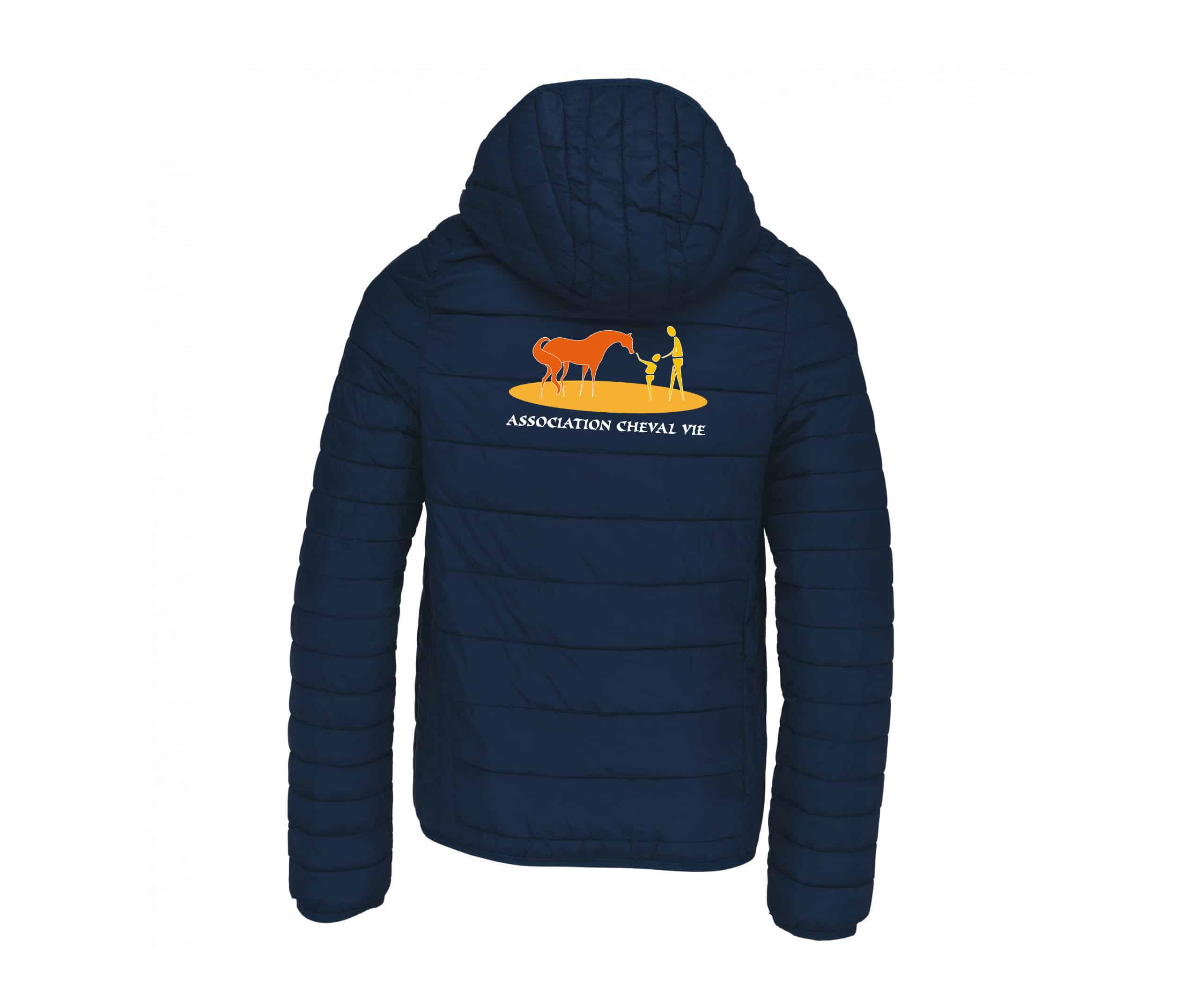 DOUDOUNE AVEC MANCHES ET CAPUCHE (enfant) - La Houssine - K6112 – Image 5