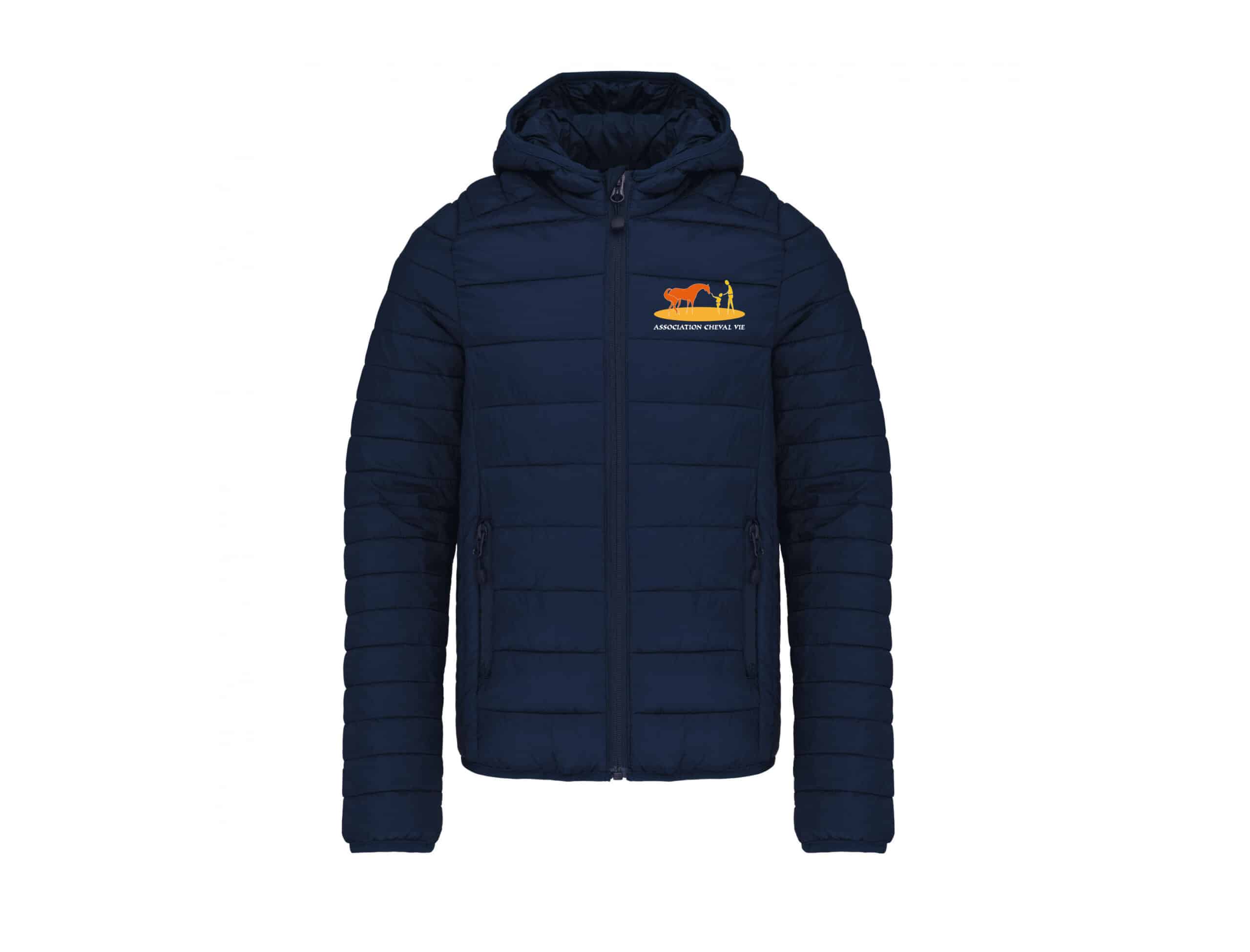 DOUDOUNE AVEC MANCHES ET CAPUCHE (enfant) - La Houssine - K6112 – Image 4