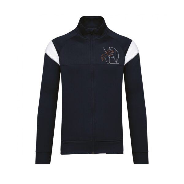 Veste de survêtement zippée (unisexe) - dylan jeaux - Navy - PA390