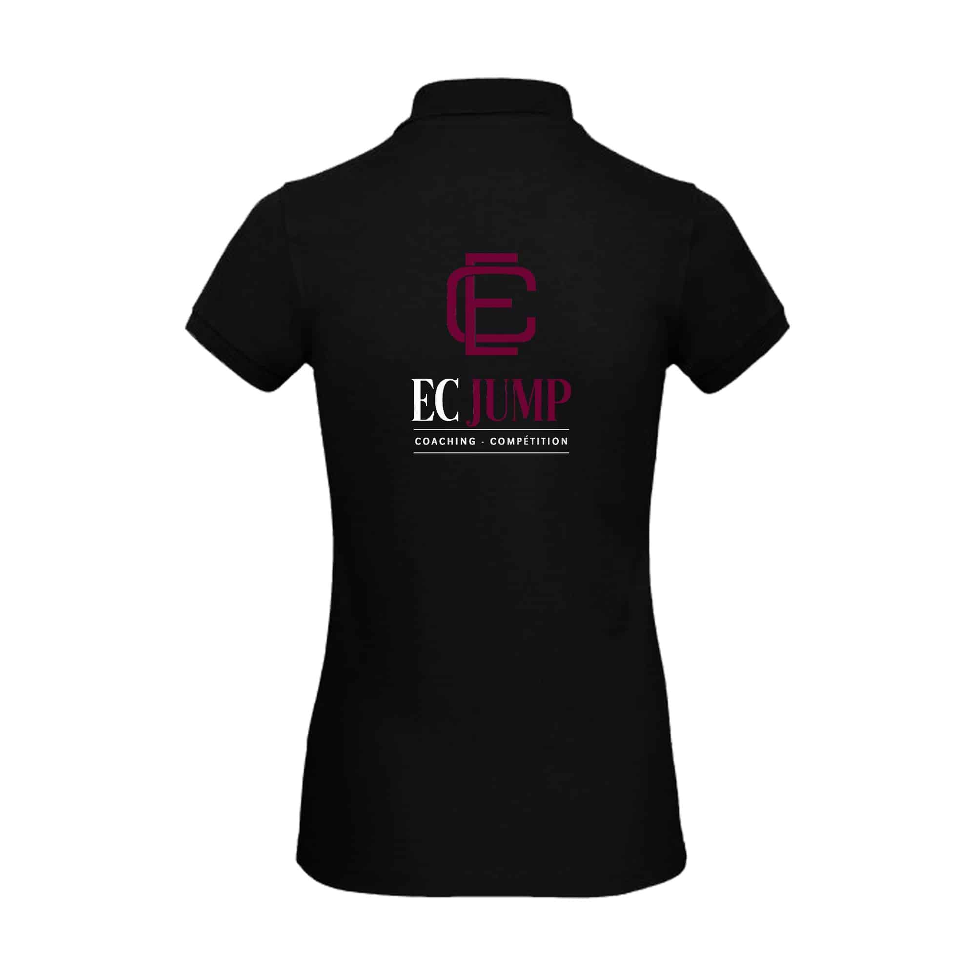 POLO (femme) - EC sport - Noir - BCI1F – Image 3