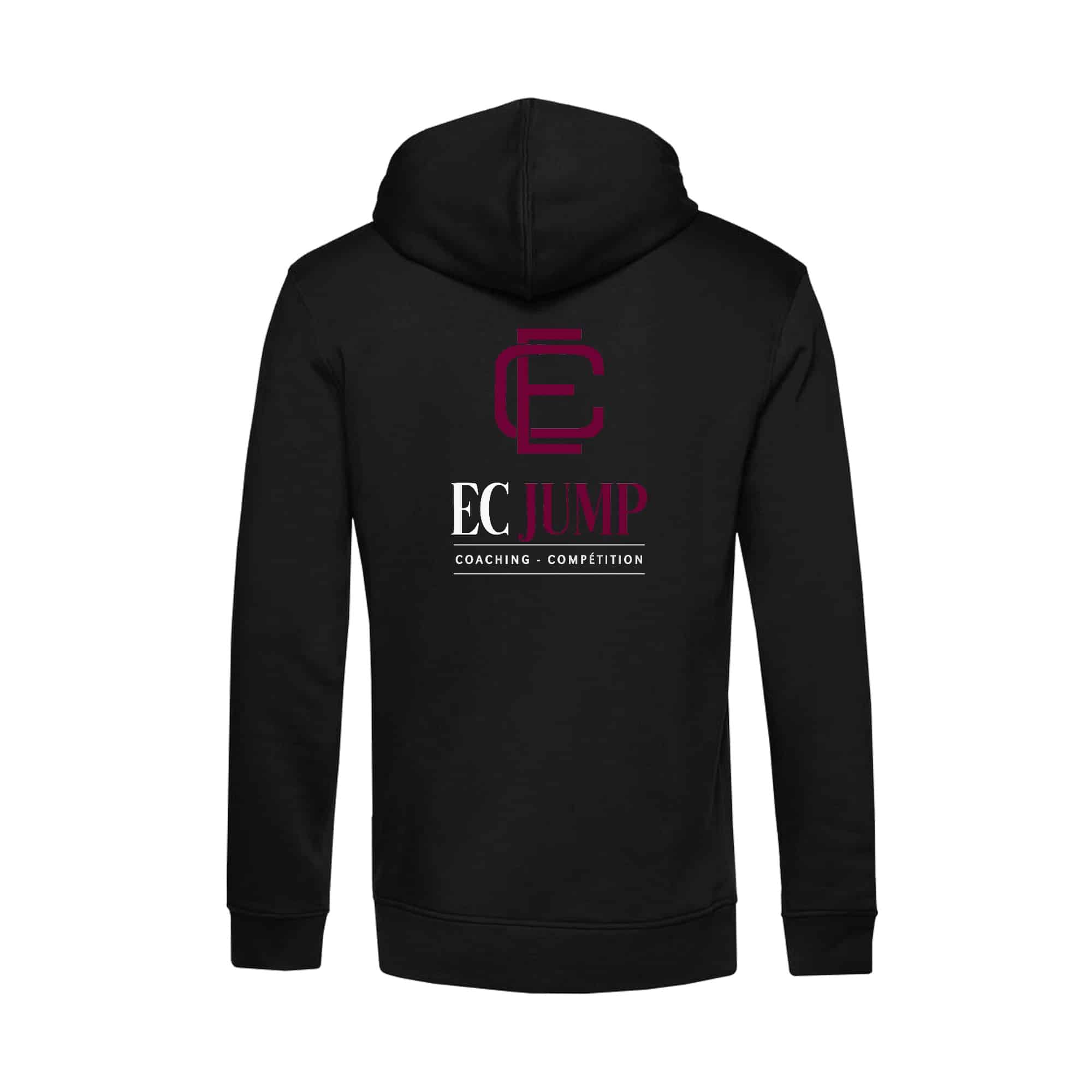 SWEAT A CAPUCHE (enfant) - EC sport - Noir - K477 – Image 2