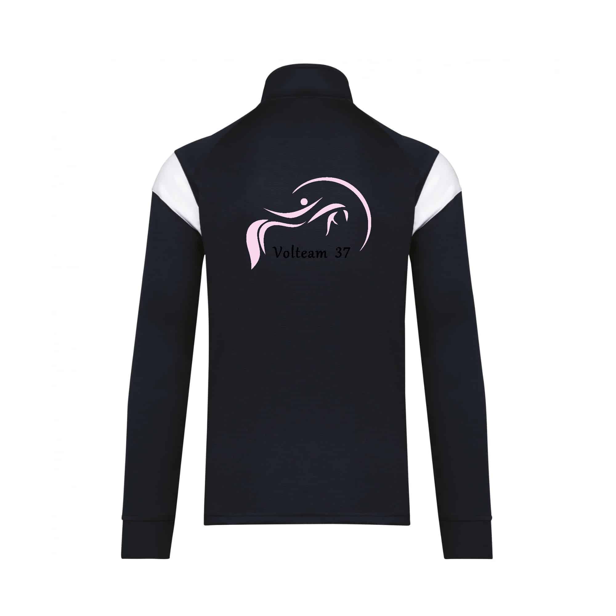 Veste de survêtement zippée (enfant) - ecole de voltige sophie ettienne - Navy - PA391 – Image 2