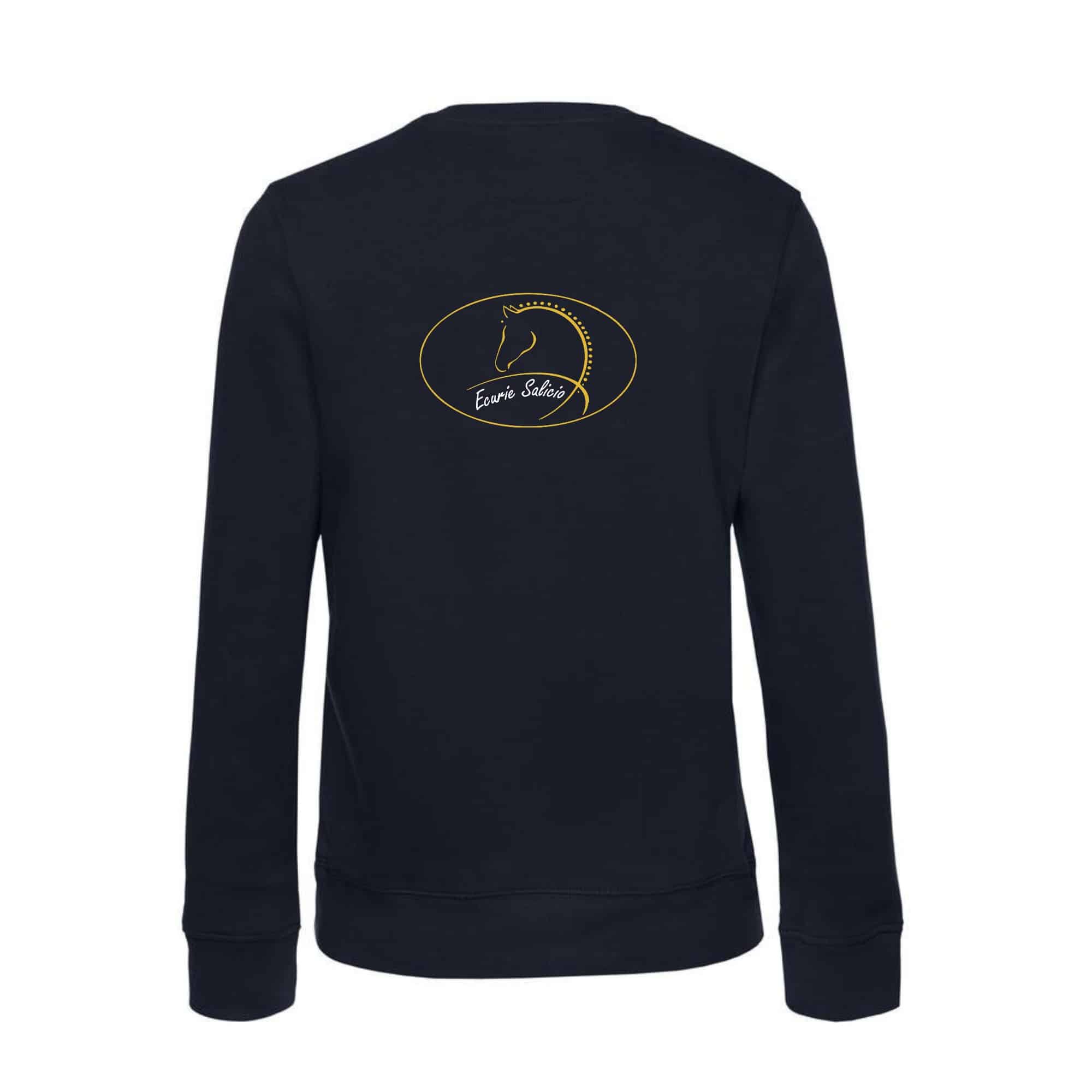 SWEAT COL ROND (homme) - Ecurie Salicio - Navy - BCU01K – Image 3