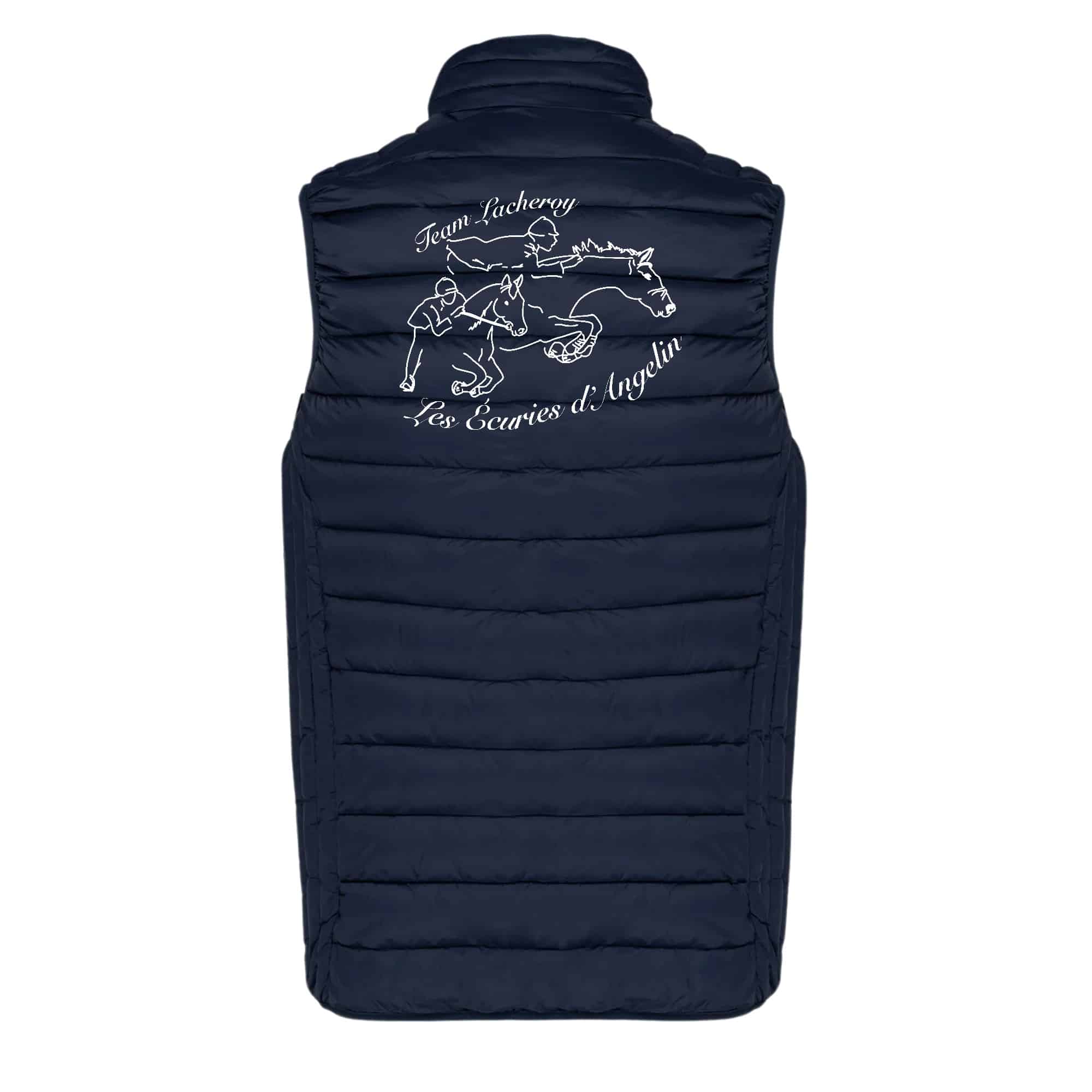 DOUDOUNE SANS MANCHES (enfant) - les écuries d'Angelin - Navy - K6115 – Image 3