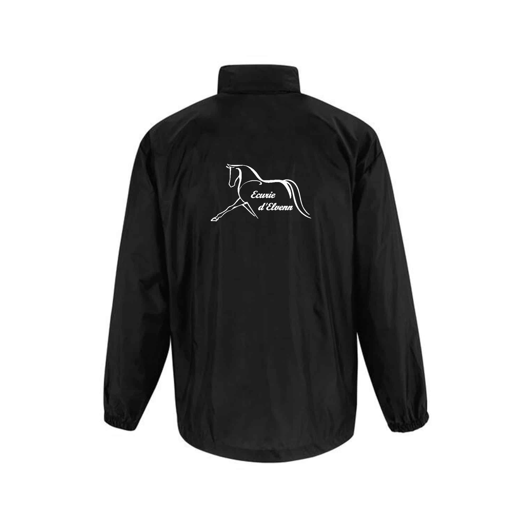 COUPE-VENT (enfant) - Écurie d'Elvenn - Noir - BC631 – Image 2