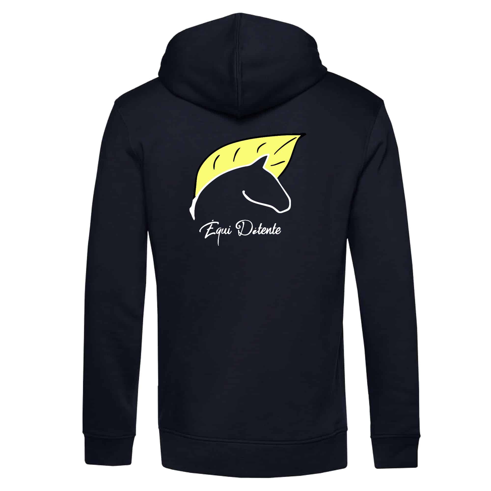 SWEAT A CAPUCHE (enfant) - Equidetente - Navy - K477 – Image 2