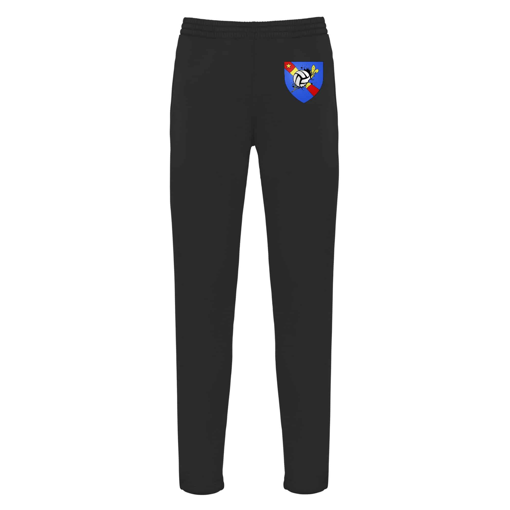 Pantalon de survêtement (enfant) - feucherolles volley ball - Noir - PA1041