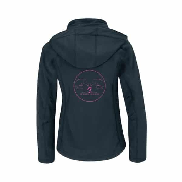 SOFTSHELL (femme) - ecuries des fleurons - Navy - BC660 – Image 3