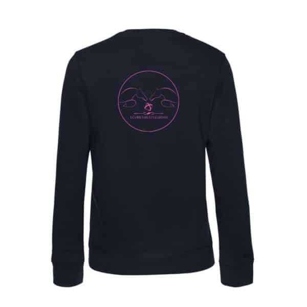 SWEAT COL ROND (homme) - ecuries des fleurons - Navy - BCU01K – Image 2