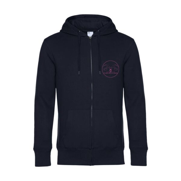 SWEAT ZIPPÉ (enfant) - ecuries des fleurons - Navy - K455