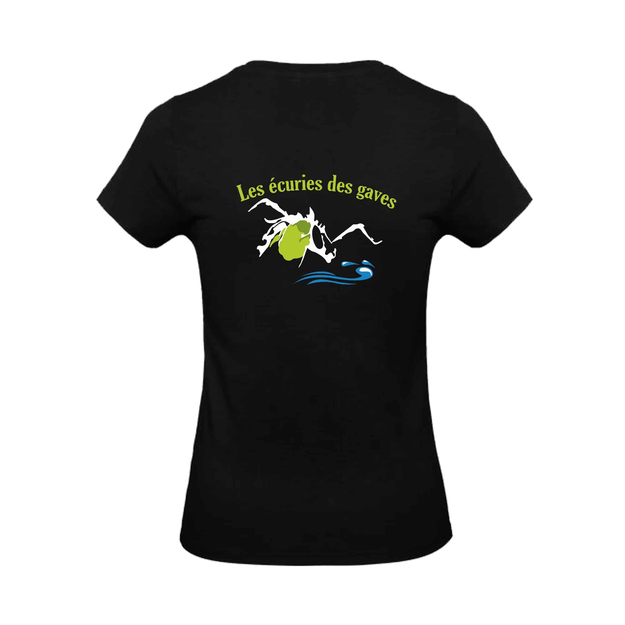T-SHIRT (femme) - Les écuries des gaves - BC04T – Image 3