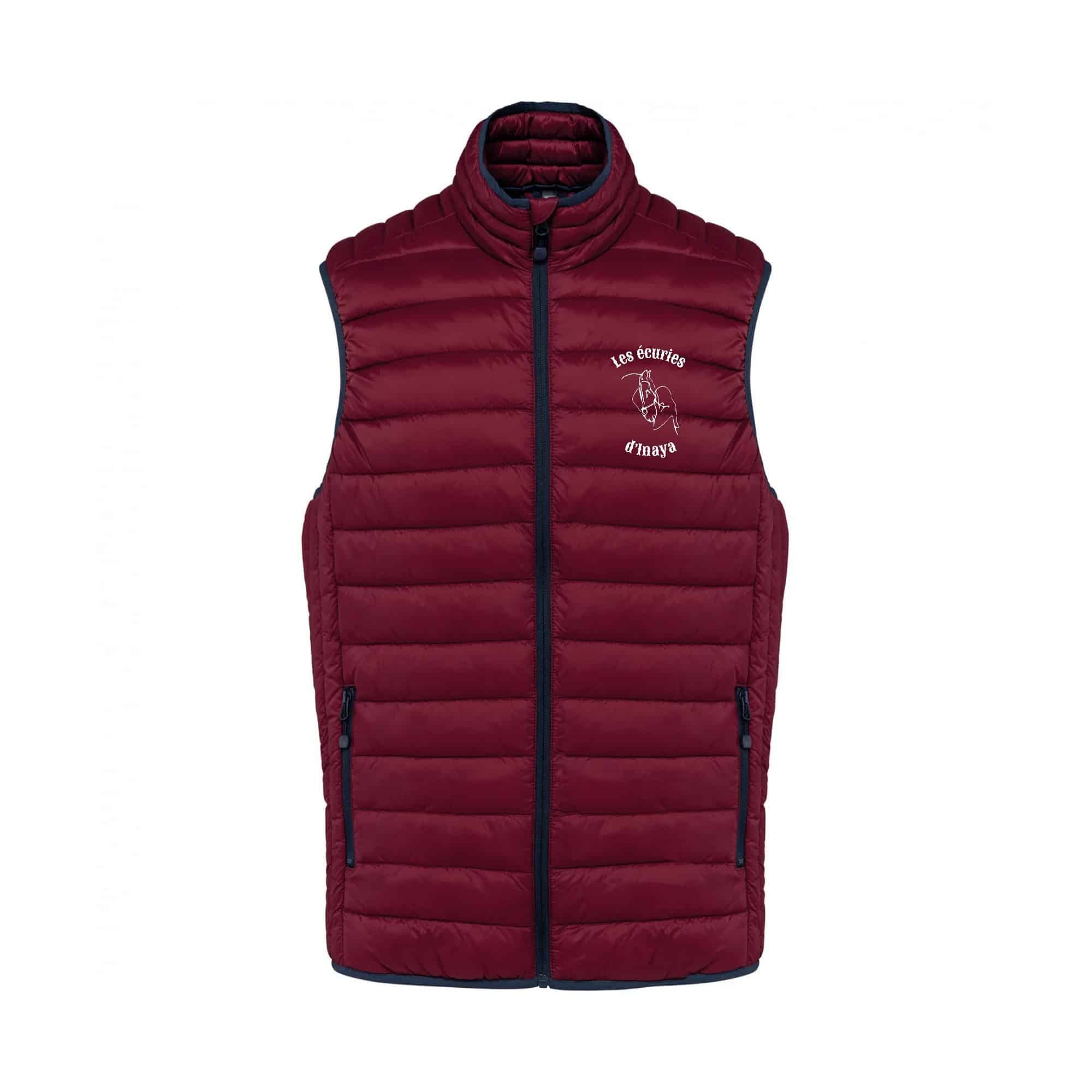 DOUDOUNE SANS MANCHES (homme) - Les écuries d'Inaya - Bordeaux - K6113