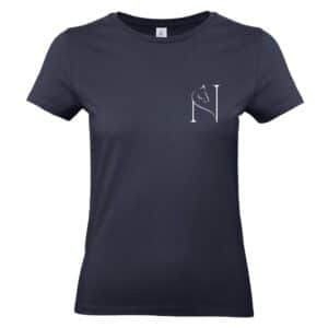T-SHIRT (femme) - Haras de la boulaye - Navy - BC04T