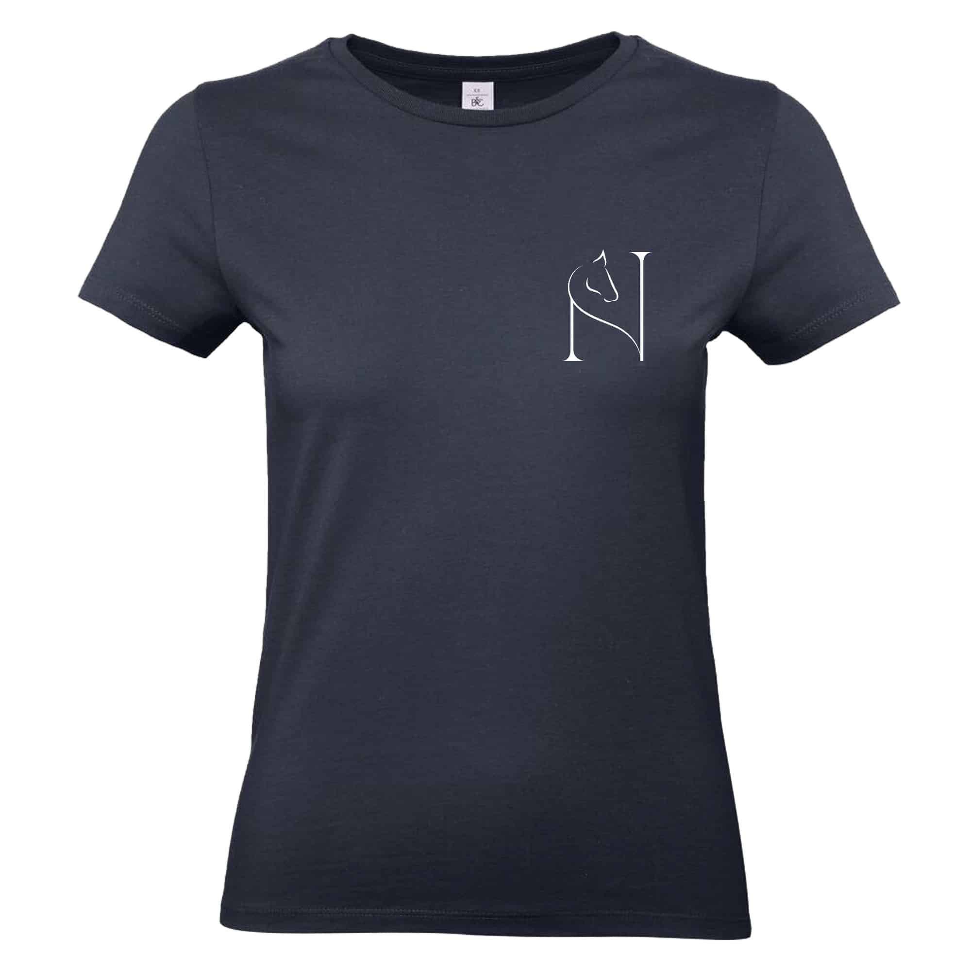 T-SHIRT (femme) - Haras de la boulaye - Navy - BC04T