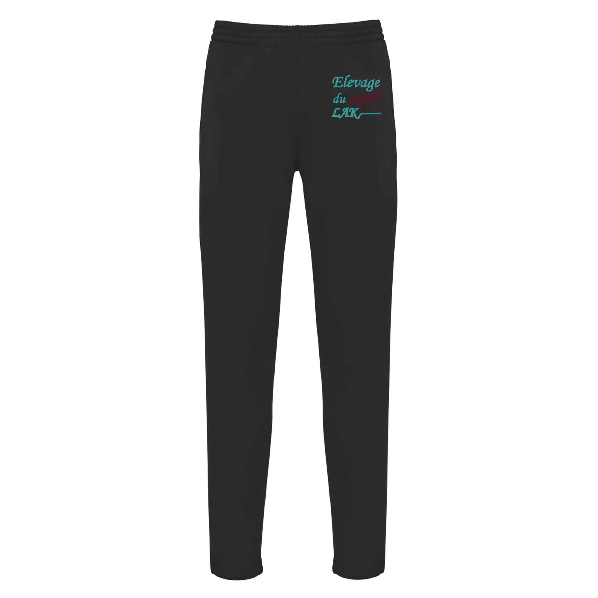 Pantalon de survêtement (unisexe) - elevage du lak - Noir - PA1040