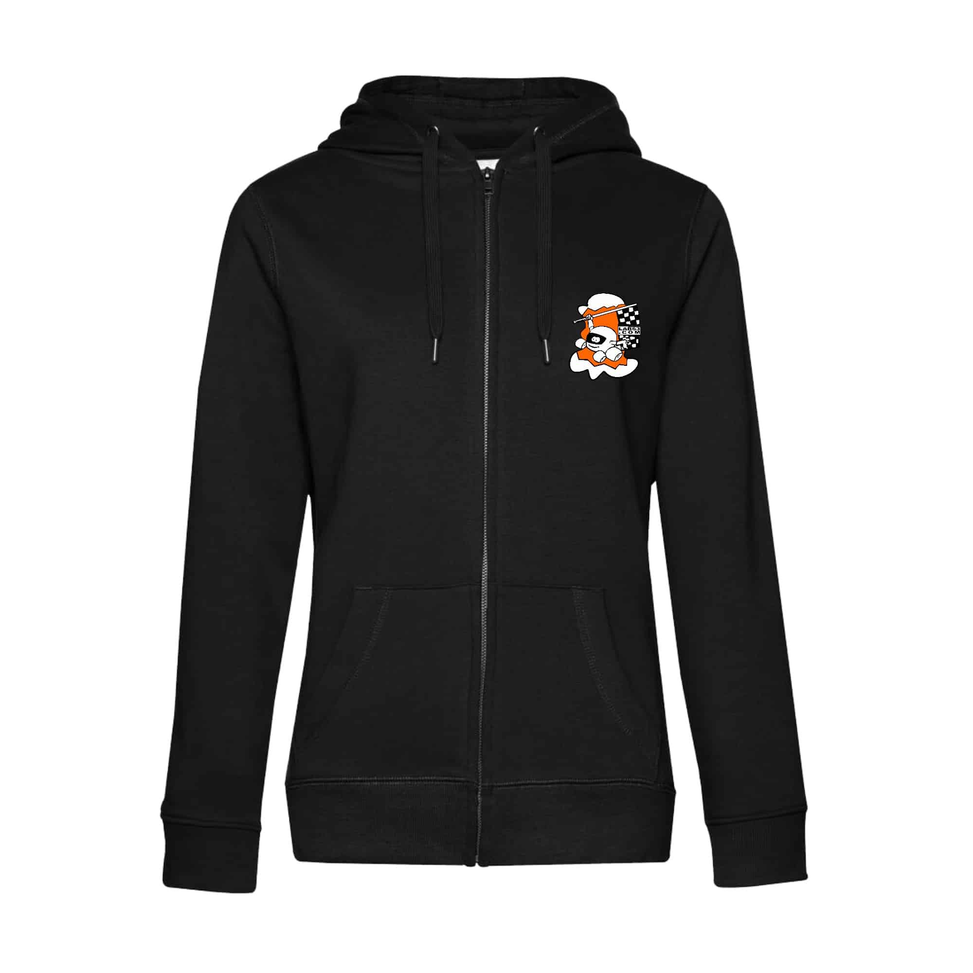 SWEAT ZIPPÉ (femme) - Limagne Auto Bug - Noir - BCW03Q