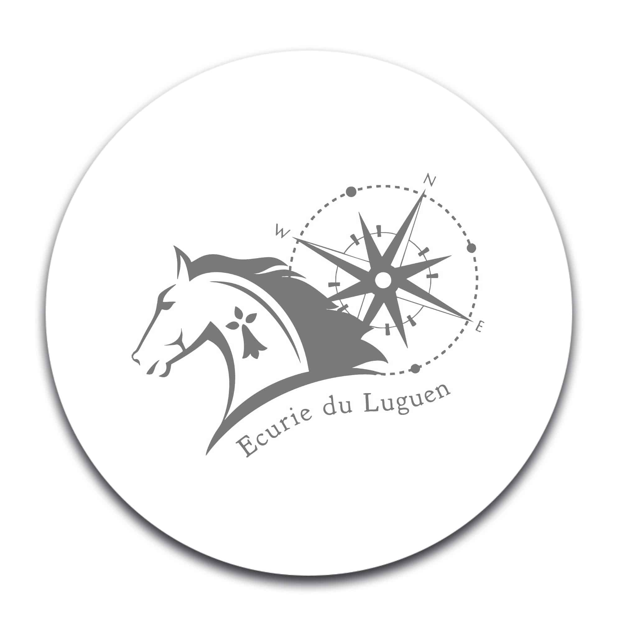 STICKER ROND - Ecurie du Luguen - STI001