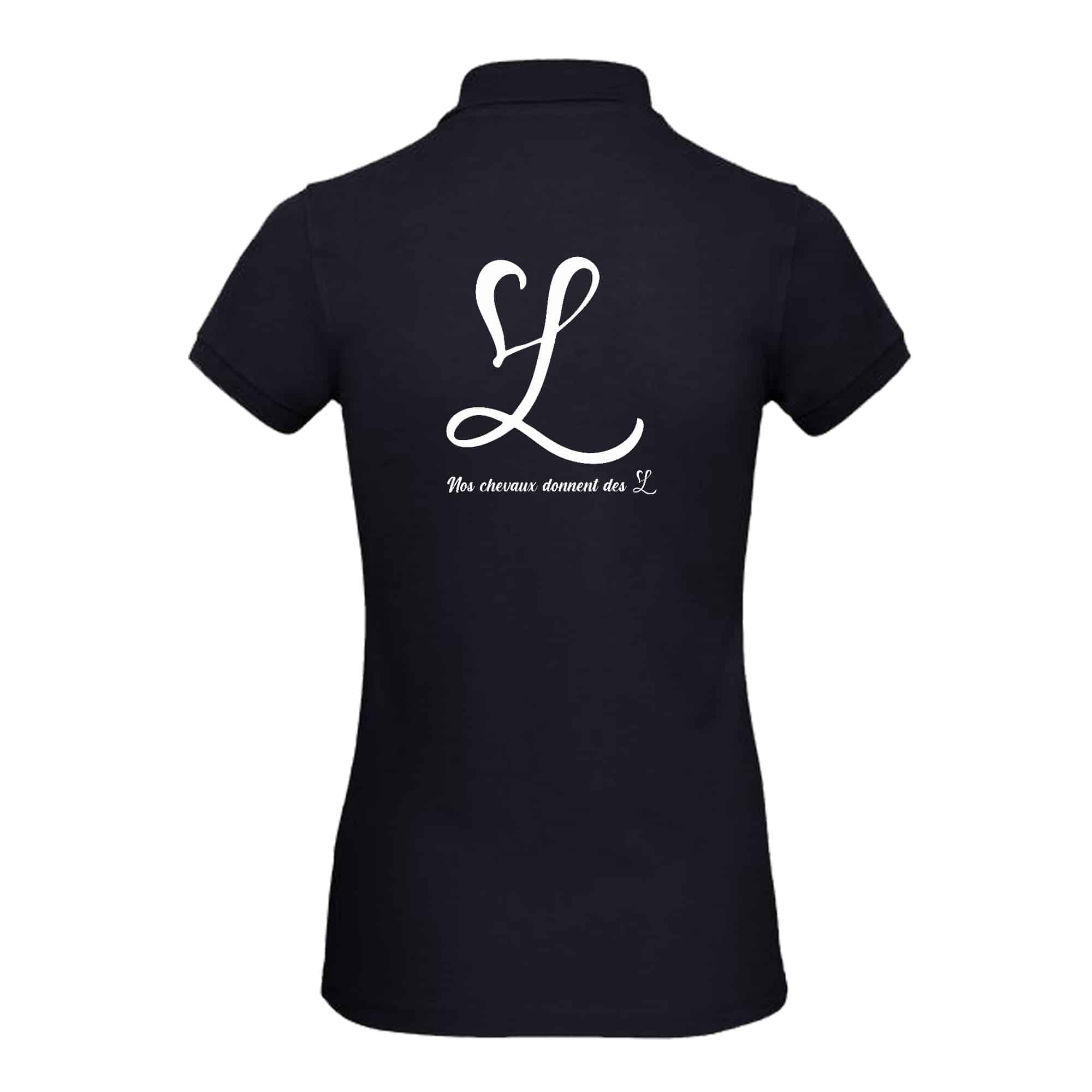 POLO (femme) - Ecurie Lynella - Navy - BCI1F – Image 3