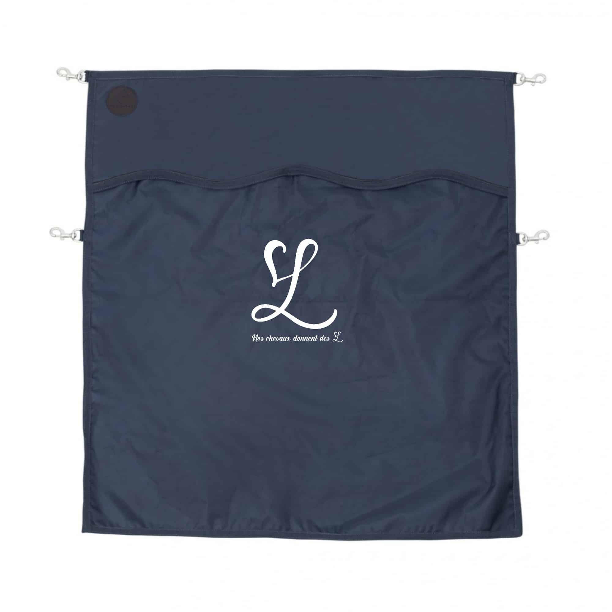 Rideau ou porte de box EQUITHÈME Premium - Ecurie Lynella - Navy - RP001 – Image 2