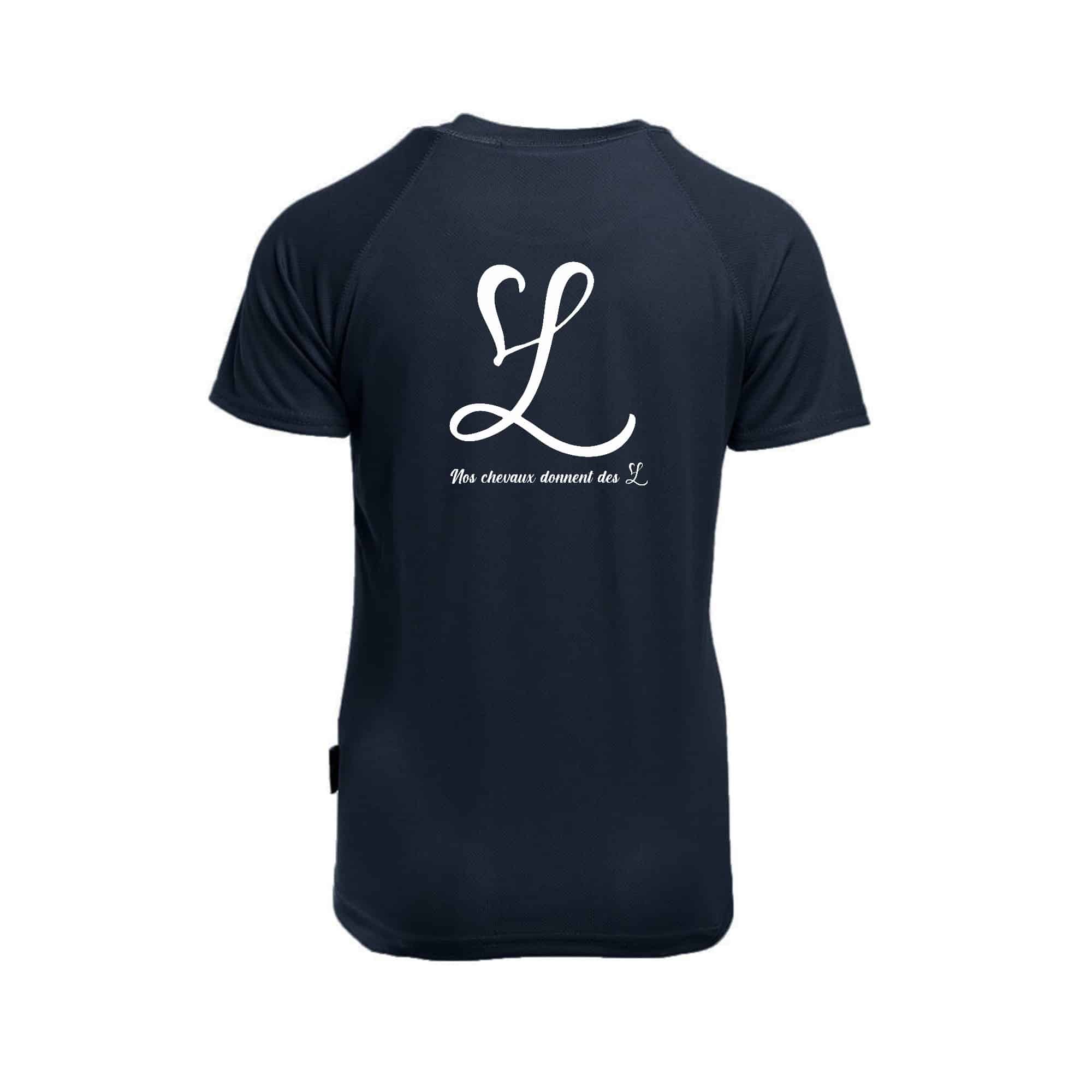 T-Shirt respirant (femme) - Ecurie Lynella - Navy - PK141 – Image 3