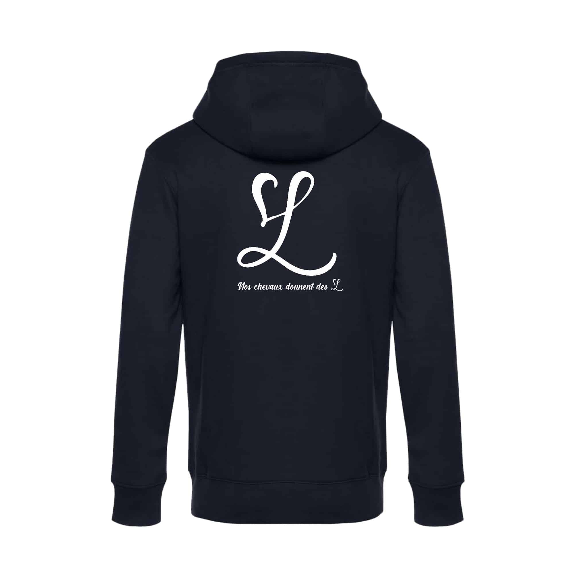 SWEAT ZIPPÉ (Homme) - Ecurie Lynella – Navy - BCU03K – Image 3