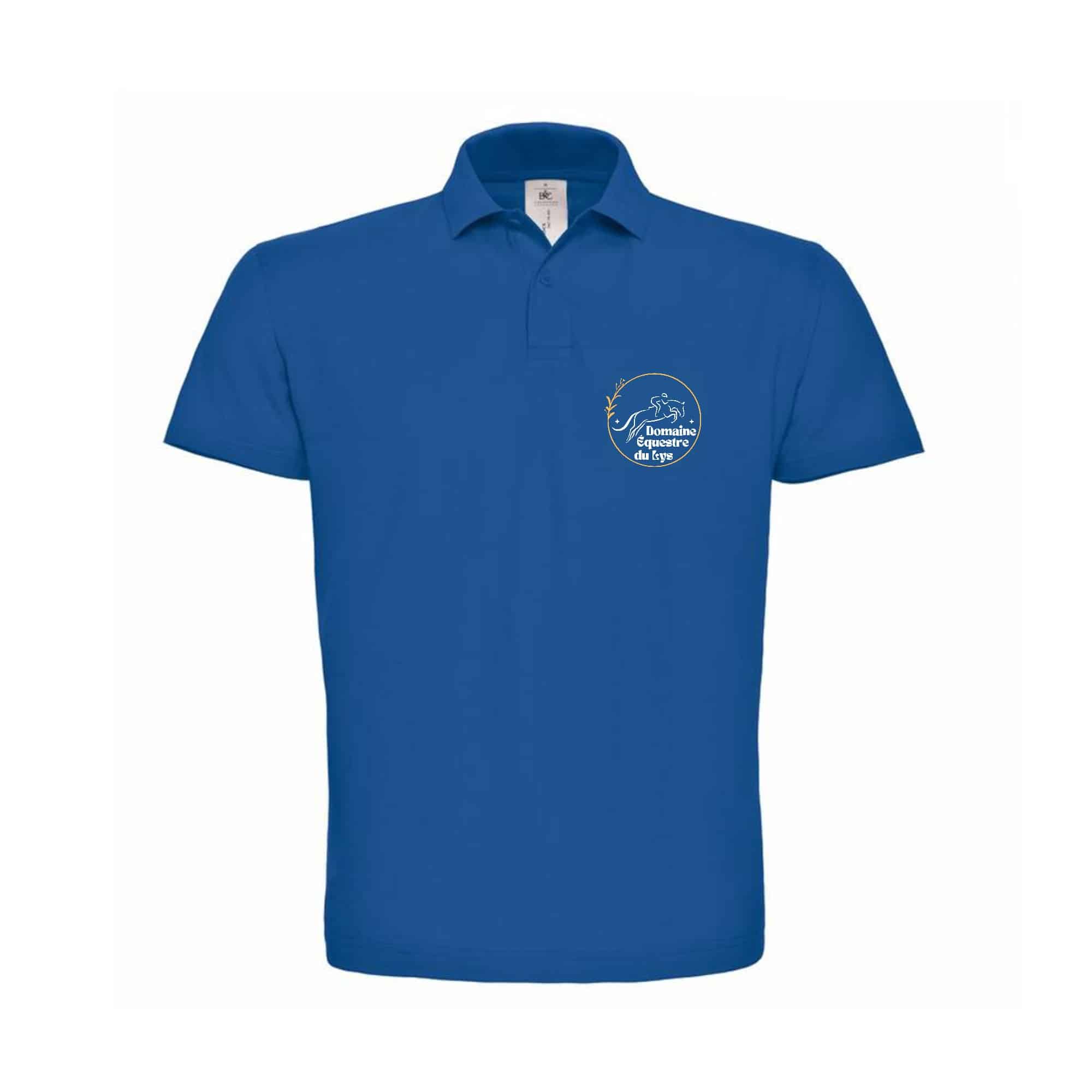 POLO (enfant) - Domaine Équestre du Lys - Bleu roi - BCK424