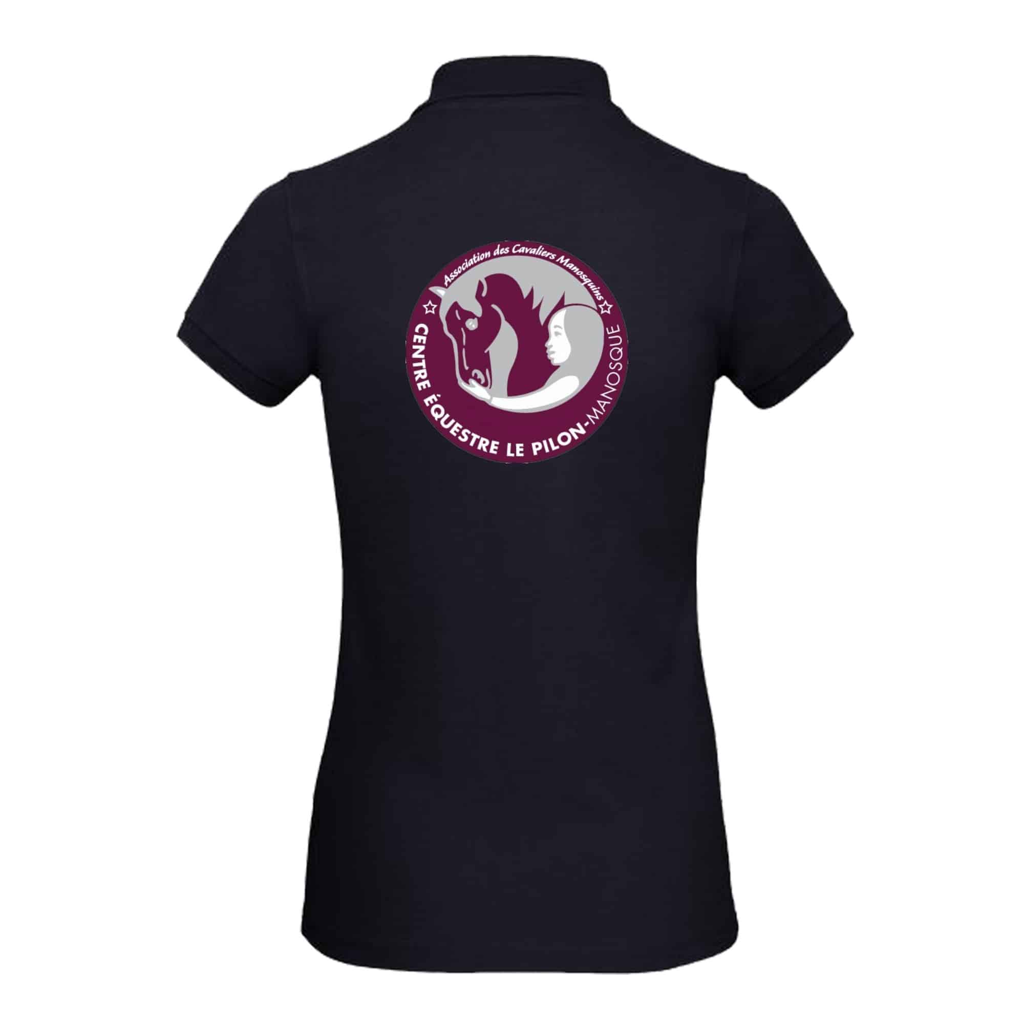 POLO (femme) - ASSOCIATION DES CAVALIERS MANOSQUINS - Navy - BCI1F – Image 3